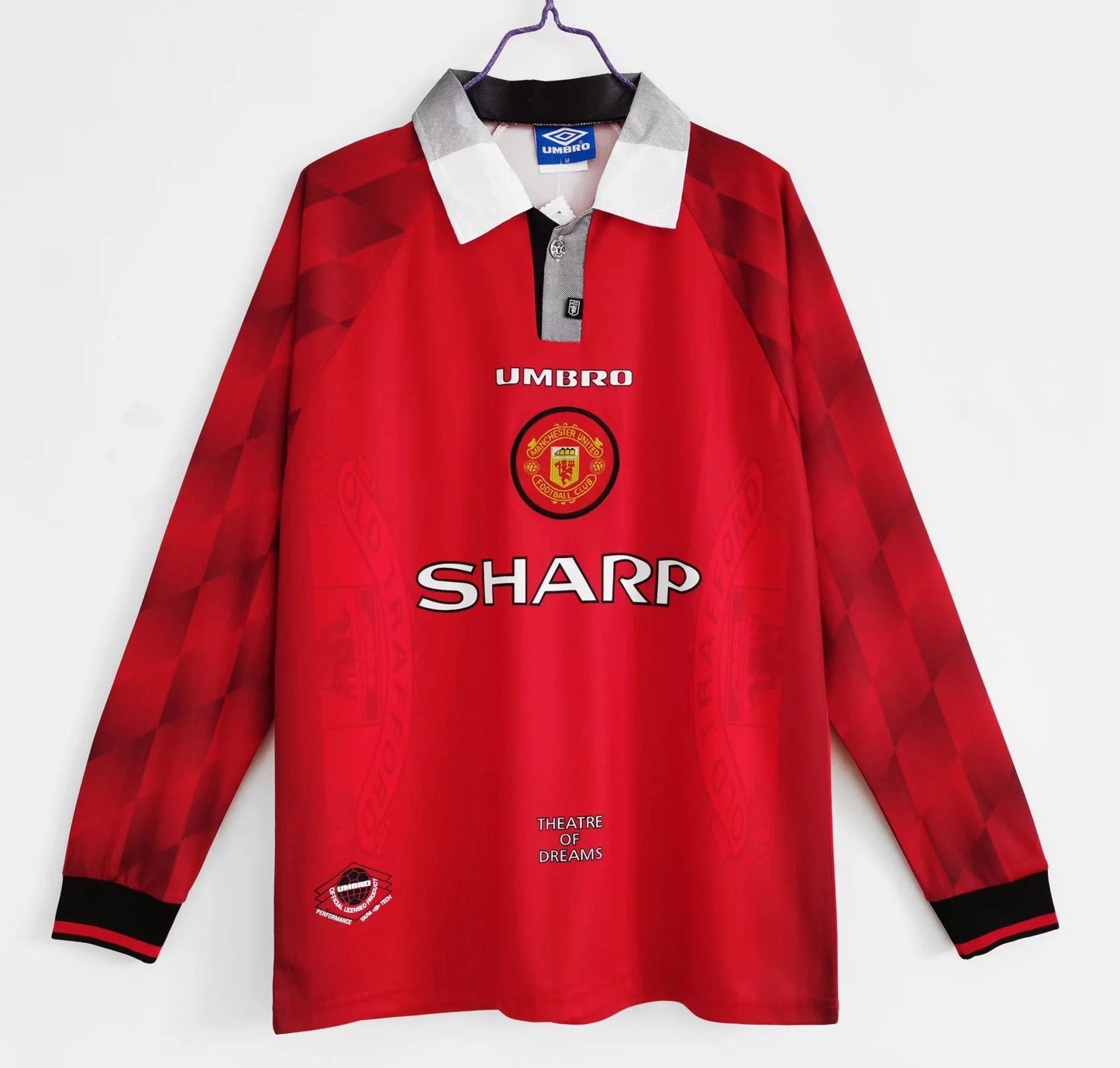 Vintage Man U Jersey crafted by Umbro