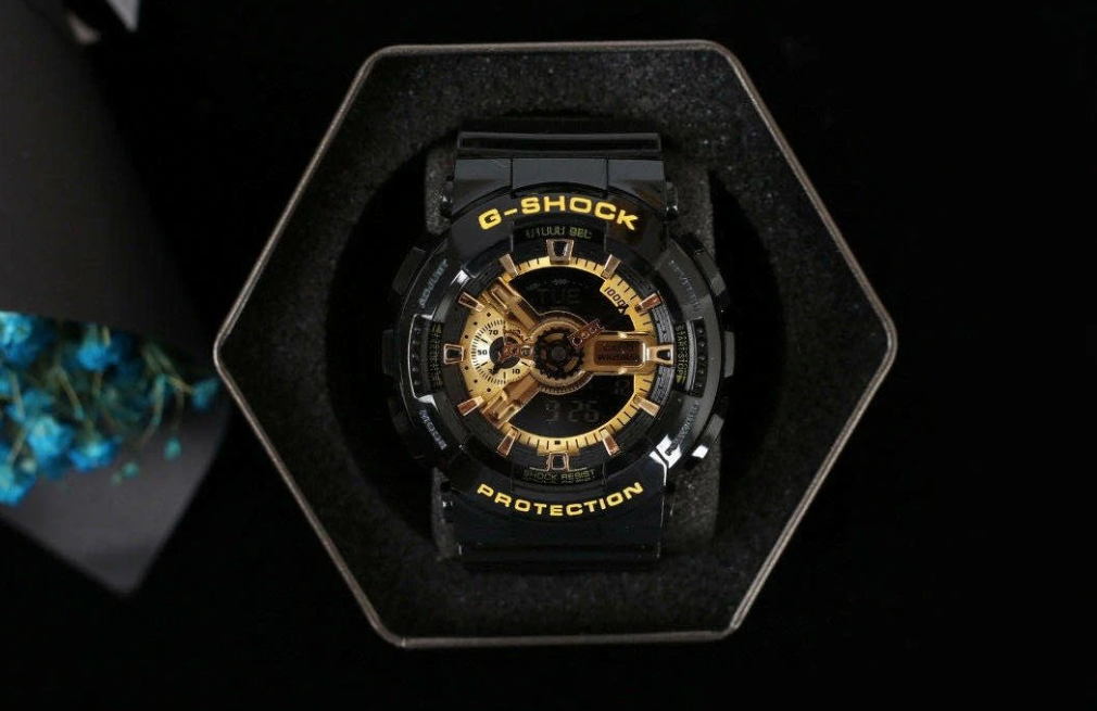 Casio G-Shock Gold-Toned `Mechanical Dial