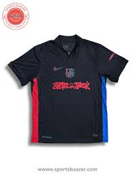 Travis Scott x Barcelona Barca Jersey - Nike Football Shirt, Limited Edition Collab, Black with Cactus Jack logo